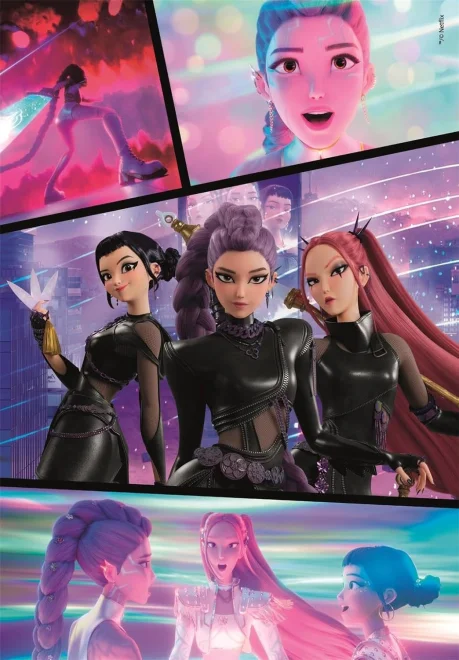 Puzzle pro děti Clementoni 300 SUPER dílků K-pop: Lovkyně démonů