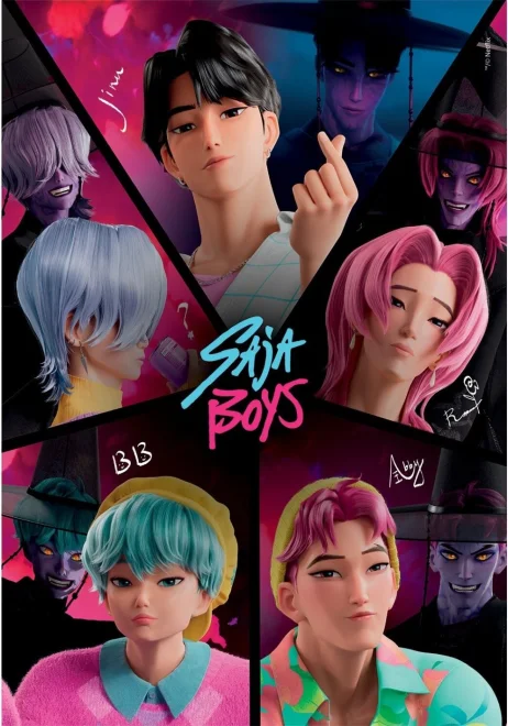 Puzzle Clementoni 500 dílků K-pop: Lovkyně démonů - Saja Boys