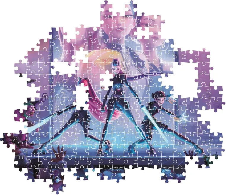 Puzzle Clementoni 1000 dílků K-pop: Lovkyně démonů - Na pódiu