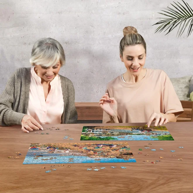 Puzzle Ravensburger 2x500 dílků Malebná krajina č. 2 - Norfolk 2v1