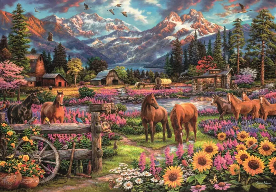Puzzle Clementoni 3000 dílků Svobodně se toulat