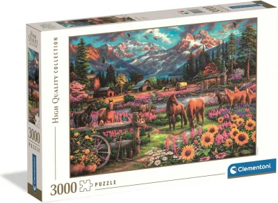 Puzzle Clementoni 3000 dílků Svobodně se toulat