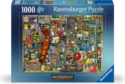 Puzzle Ravensburger 1000 dílků Úžasná abeceda č. 7 - Písmena I a J