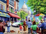 Puzzle Ravensburger 2x500 dílků Vzpomínky na prázdniny č. 1 - Paříž a Benátky