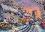 Puzzle Ravensburger 500 větších dílků Návrat domů na Vánoce