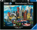 Puzzle Ravensburger 1000 dílků Kanada: Toronto