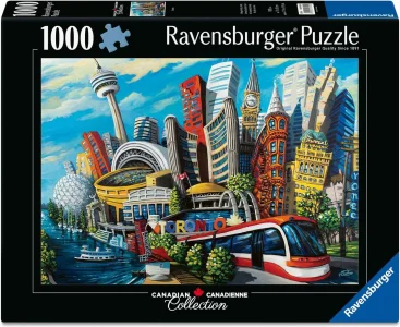 Puzzle Ravensburger 1000 dílků Kanada: Toronto