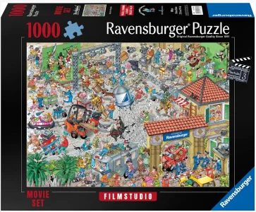 Puzzle Ravensburger 1000 dílků Ray's Comic – Movie Set: Filmové studio (3)
