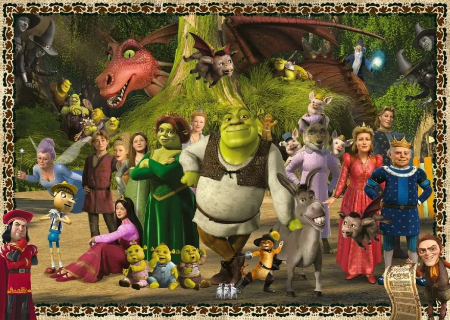 Puzzle Ravensburger 1000 dílků Shrek Evergreen