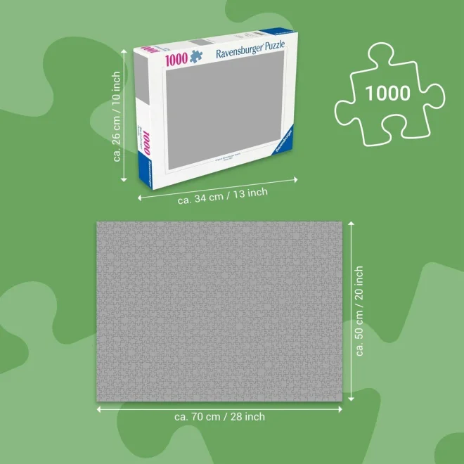 Puzzle Ravensburger 1000 dílků Rušná hlavní ulice
