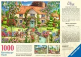 Puzzle Ravensburger 1000 dílků Chaloupka s růžemi