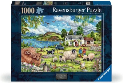 Puzzle Ravensburger 1000 dílků Život na statku