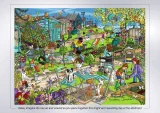 Puzzle Ravensburger 500 dílků Zahrádkářská osada u moře