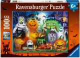 Puzzle pro děti Ravensburger 100 dílků XXL Strašidelná zábava