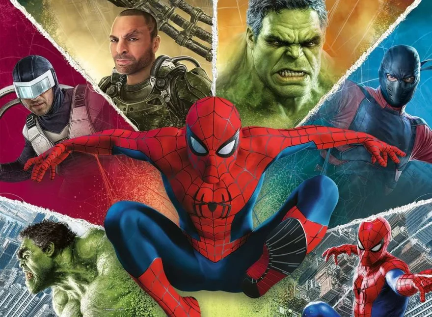 Puzzle Ravensburger 500 dílků Spider-Man: Zbrusu nový den