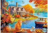Puzzle Castorland 500 dílků Jiskřivý podzimní výhled