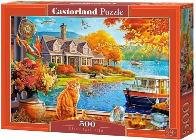 Puzzle Castorland 500 dílků Jiskřivý podzimní výhled