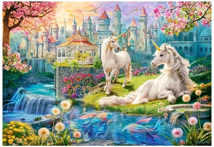Puzzle Castorland 1500 dílků Vláda jednorožce