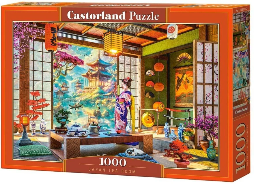 Puzzle Castorland 1000 dílků Japonský čajový pokoj