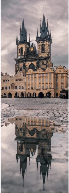 Vertikální puzzle Dino 75 dílků Travel Czechia: Týnský chrám