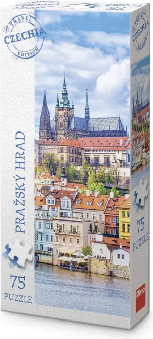 Vertikální puzzle Dino 75 dílků Travel Czechia: Pražský hrad