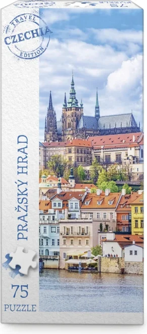 Vertikální puzzle Dino 75 dílků Travel Czechia: Pražský hrad