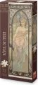 Vertikální puzzle Dino 75 dílků Alfons Mucha – Probuzení rána