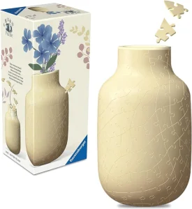 3D puzzle Ravensburger  Váza - krémově žlutá 162 dílků