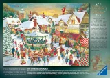 Puzzle Ravensburger 2x500 dílků Vánoční kolekce č. 1 - Vánoční trhy a Santova štědrovečerní večeře
