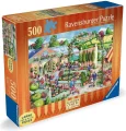Puzzle Ravensburger 500 větších dílků Zahradní centrum v květu