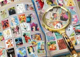 Puzzle sada 2v1 Ravensburger 2x1000 dílků Disney Album známek a Nejkrásnější pohádky