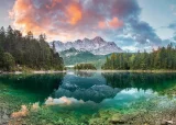 Puzzle Ravensburger 1000 dílků Zugspitze u jezera Eibsee