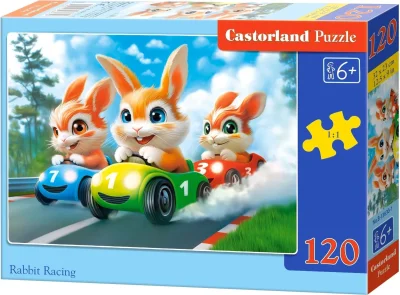 Puzzle pro děti Castorland 120 dílků Králičí závody