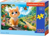 Puzzle pro děti Castorland 120 dílků Kotě na procházce