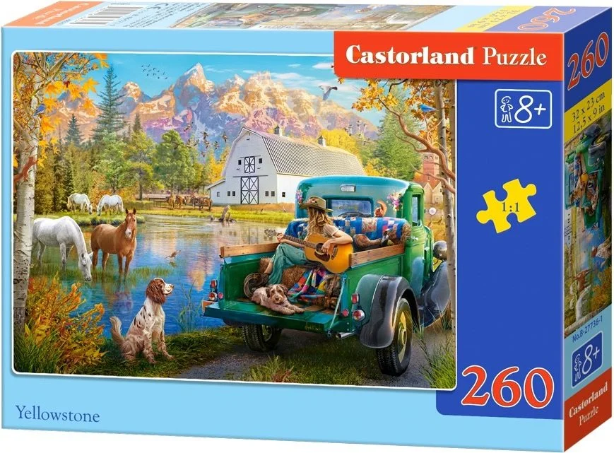 Puzzle pro děti Castorland 260 dílků Yellowstone