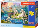 Puzzle pro děti Castorland 100 dílků Vláda jednorožce