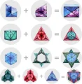 Magnetická kostka Magic Cube  Mrazivý oceán