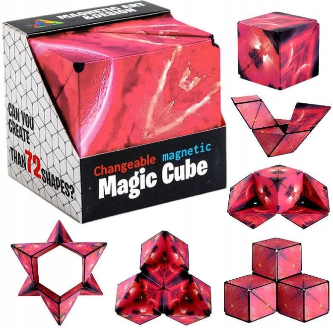 Magnetická kostka Magic Cube  Červánková záře