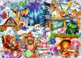 Puzzle Ravensburger 500 větších dílků Mrazivá zima