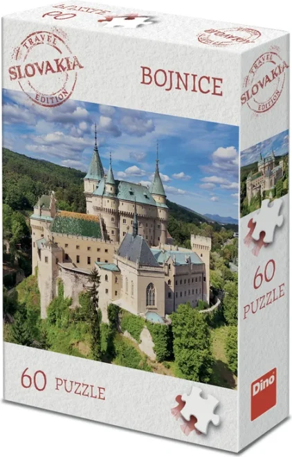 Puzzle Dino 60 dílků Travel Slovakia: Zámek Bojnice