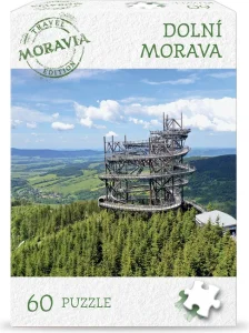 Puzzle Dino 60 dílků Travel Moravia: Dolní Morava - Stezka v korunách stromů