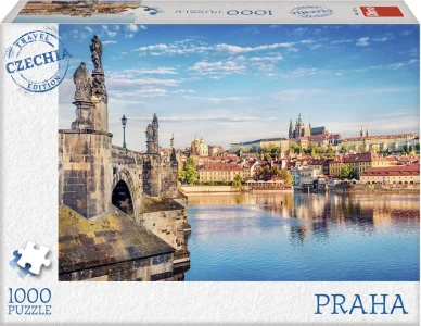 Puzzle Dino 1000 dílků Travel Czechia: Praha - Letní Hradčany