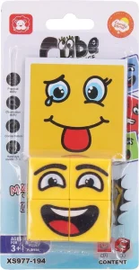 Logická hra  Emoce Kostky nálad - žluté