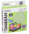 Logická hra - hlavolam   Tangram s kalendářem 2v1