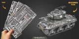 Kovové 3D puzzle Metal Earth  Premium Series - Tank M4 Sherman