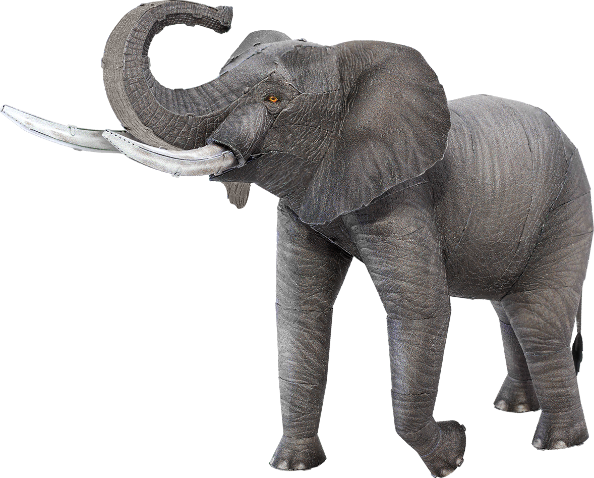 Kovové 3D puzzle Metal Earth Slon africký