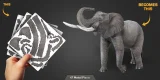 Kovové 3D puzzle Metal Earth  Slon africký