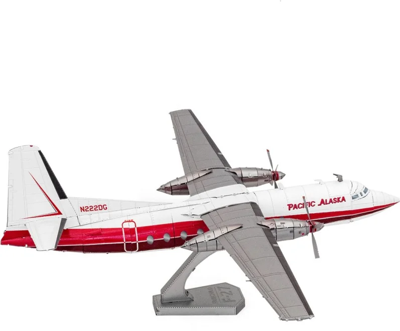 Kovové 3D puzzle Metal Earth  Letoun Fairchild F-27