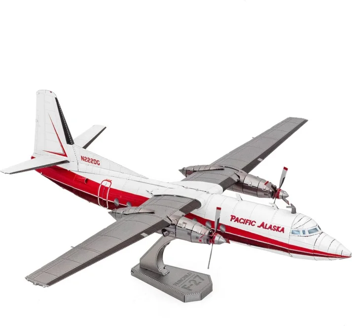 Kovové 3D puzzle Metal Earth  Letoun Fairchild F-27