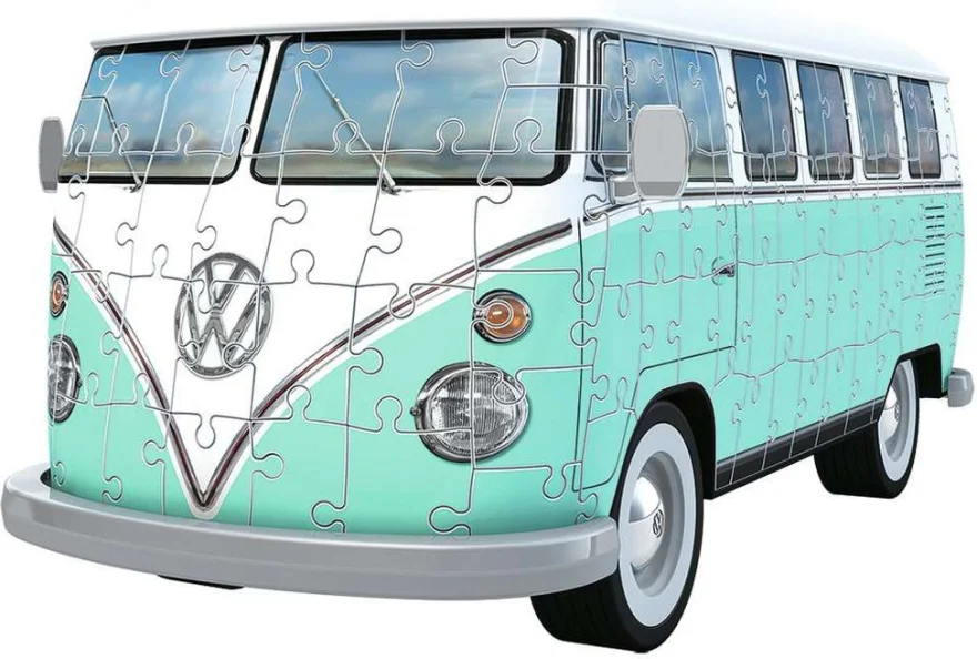 3D puzzle Ravensburger Iconics: Volkswagen T1 185 dílků